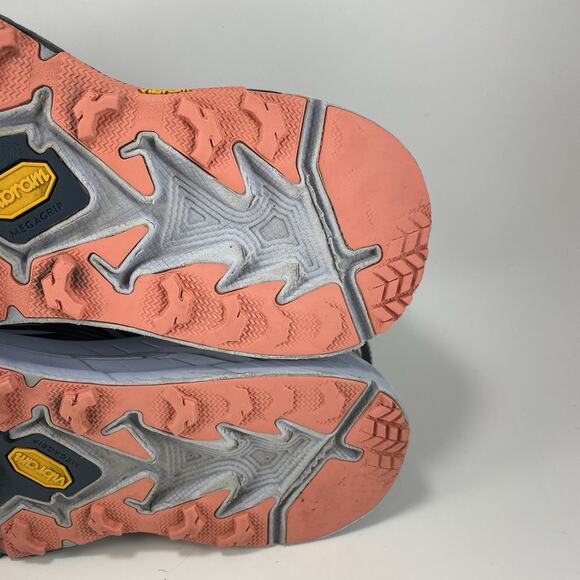 Hoka One One Speedgoat 4 Running Shoe Women Size 9 Purple Sneaker Vibram Trail - Picture 9 of 12